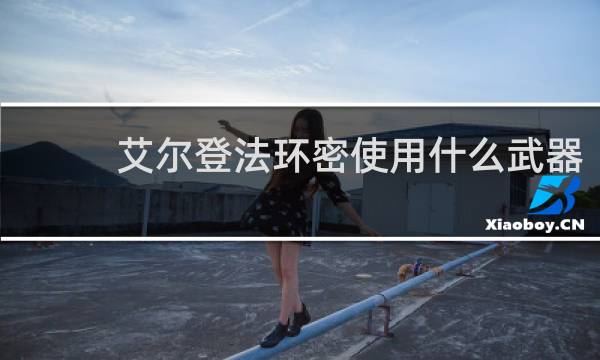 艾尔登法环密使用什么武器