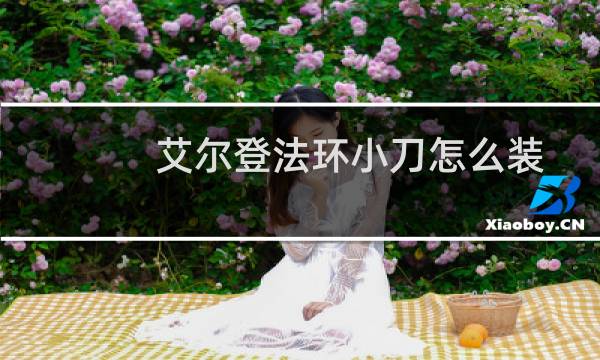 艾尔登法环小刀怎么装