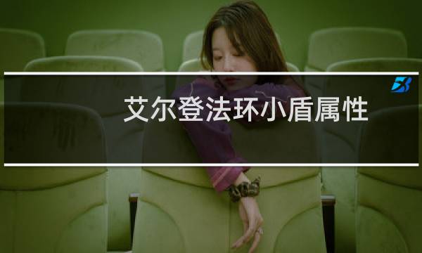 艾尔登法环小盾属性