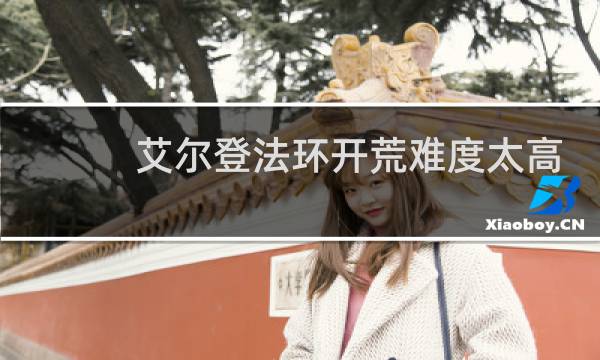 艾尔登法环开荒难度太高