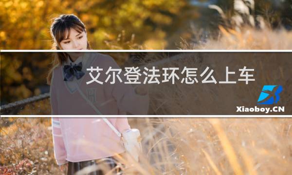 艾尔登法环怎么上车