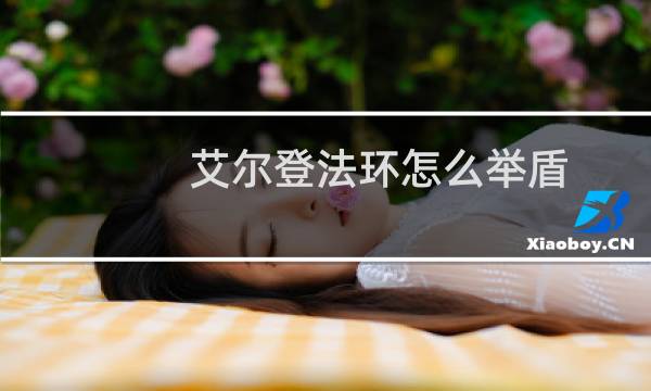 艾尔登法环怎么举盾