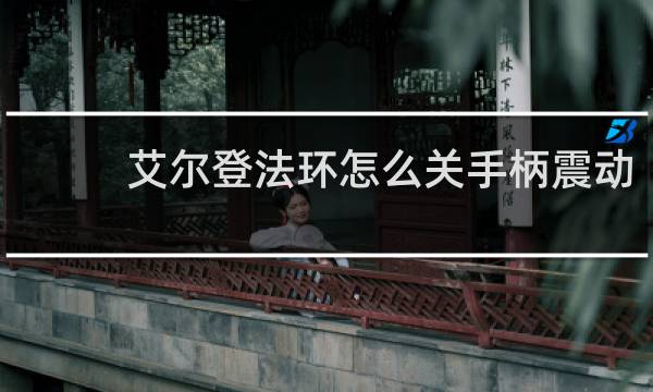 艾尔登法环怎么关手柄震动