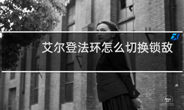 艾尔登法环怎么切换锁敌