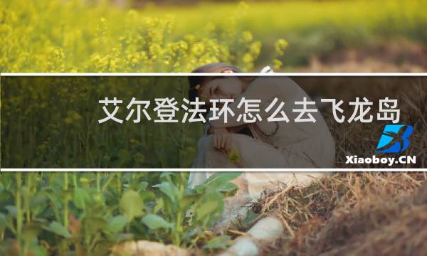 艾尔登法环怎么去飞龙岛
