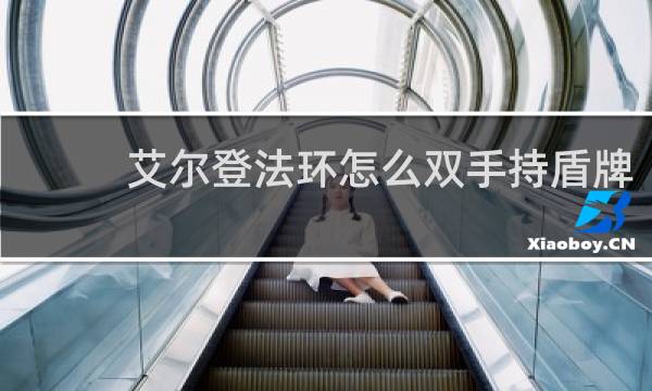 艾尔登法环怎么双手持盾牌