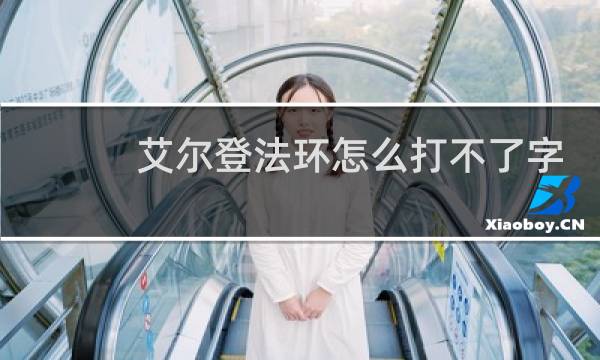 艾尔登法环怎么打不了字