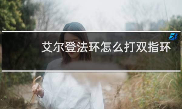 艾尔登法环怎么打双指环