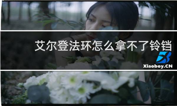 艾尔登法环怎么拿不了铃铛