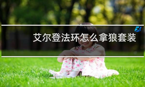 艾尔登法环怎么拿狼套装
