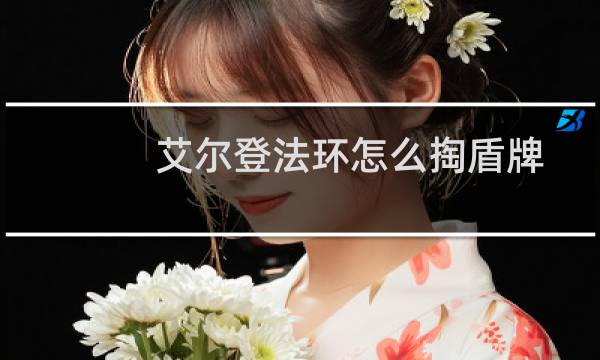 艾尔登法环怎么掏盾牌