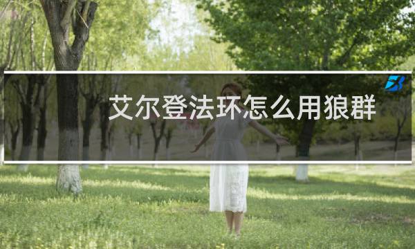 艾尔登法环怎么用狼群