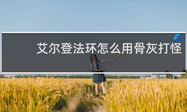 艾尔登法环怎么用骨灰打怪