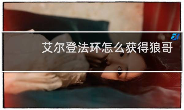 艾尔登法环怎么获得狼哥