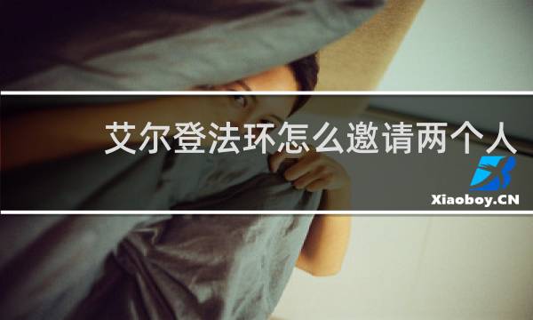 艾尔登法环怎么邀请两个人
