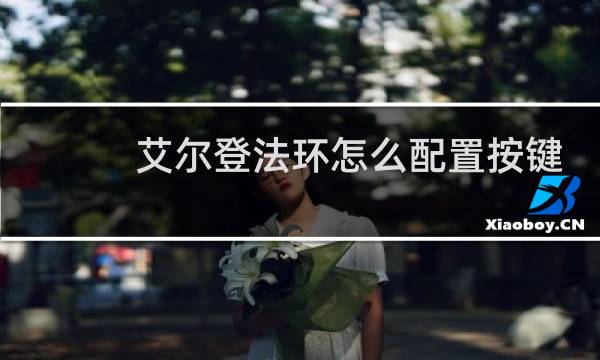 艾尔登法环怎么配置按键