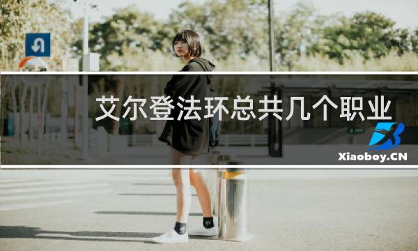 艾尔登法环总共几个职业