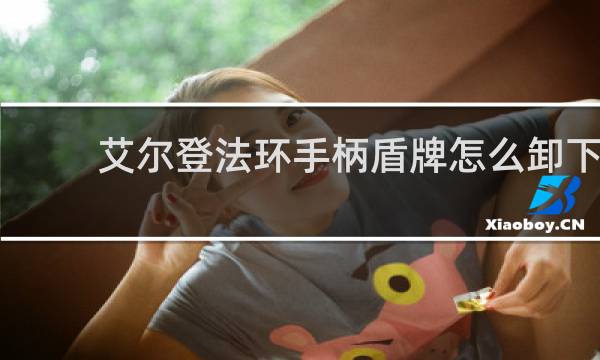 艾尔登法环手柄盾牌怎么卸下