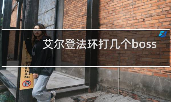 艾尔登法环打几个boss