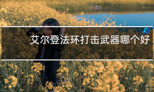 艾尔登法环打击武器哪个好