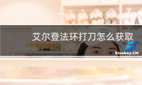 艾尔登法环打刀怎么获取