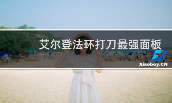 艾尔登法环打刀最强面板