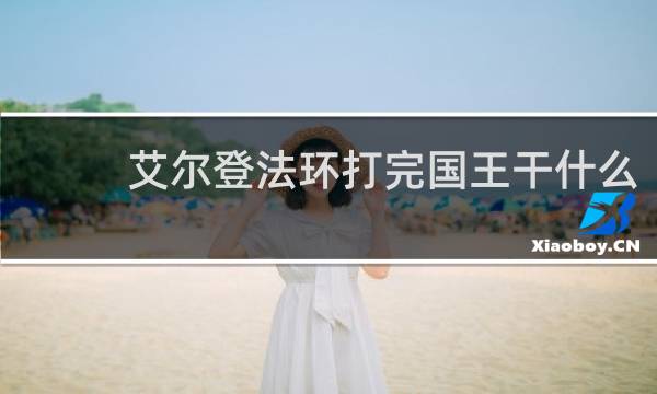 艾尔登法环打完国王干什么