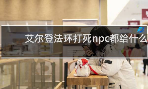 艾尔登法环打死npc都给什么