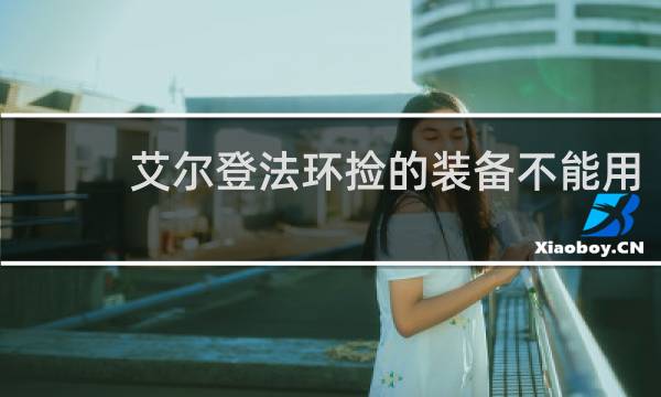 艾尔登法环捡的装备不能用