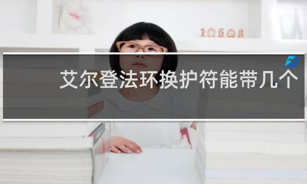 艾尔登法环换护符能带几个