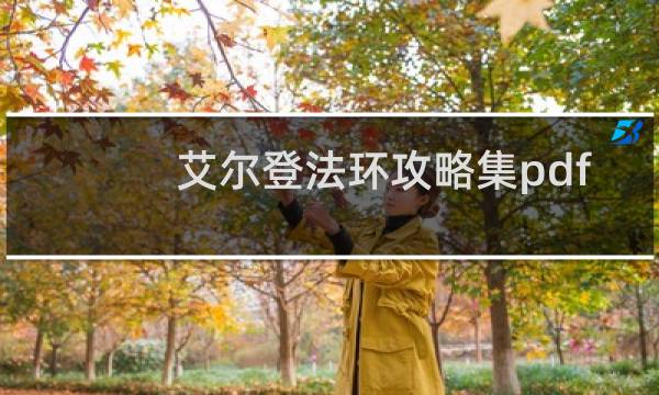 艾尔登法环攻略集pdf