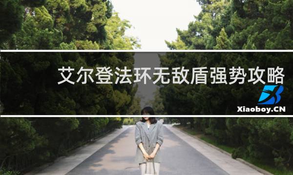 艾尔登法环无敌盾强势攻略