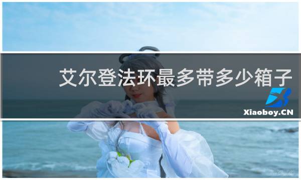 艾尔登法环最多带多少箱子