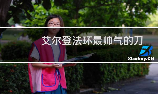 艾尔登法环最帅气的刀