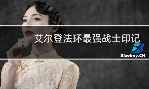 艾尔登法环最强战士印记