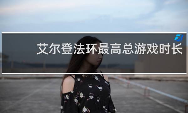 艾尔登法环最高总游戏时长