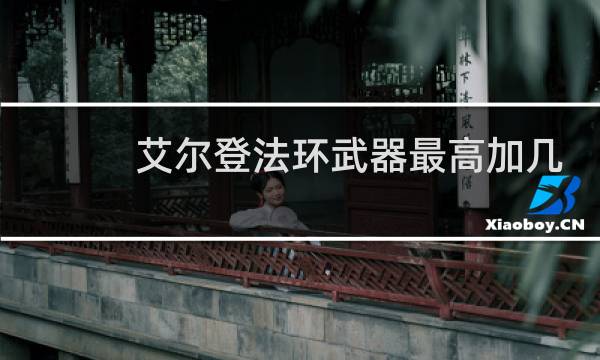 艾尔登法环武器最高加几