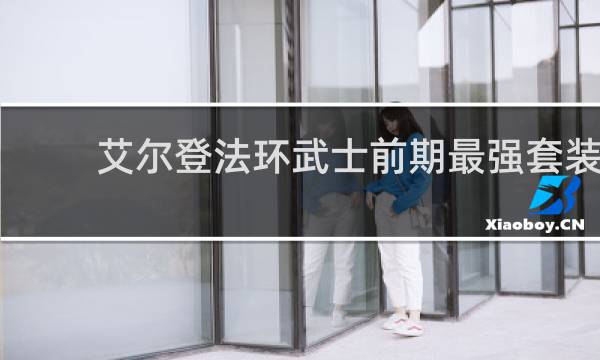 艾尔登法环武士前期最强套装