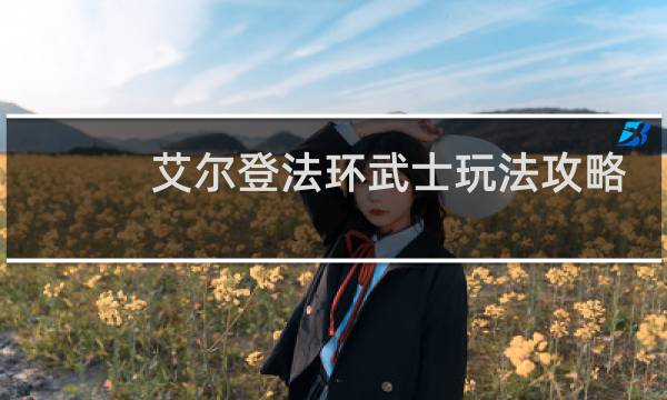 艾尔登法环武士玩法攻略