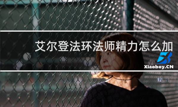 艾尔登法环法师精力怎么加