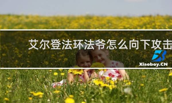 艾尔登法环法爷怎么向下攻击