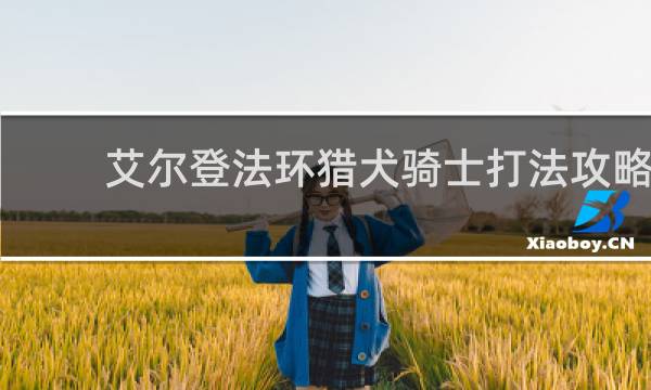 艾尔登法环猎犬骑士打法攻略