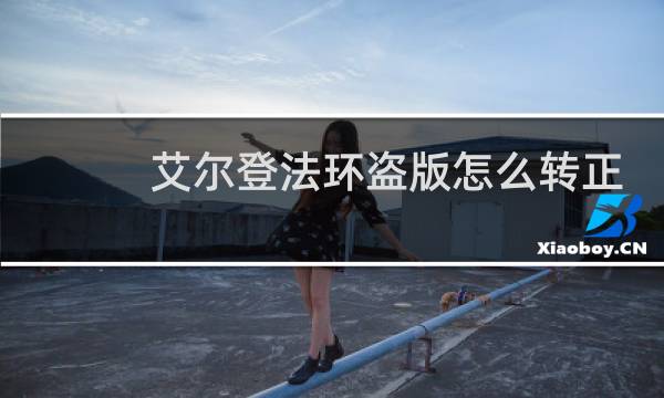 艾尔登法环盗版怎么转正
