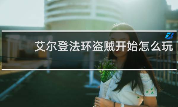 艾尔登法环盗贼开始怎么玩