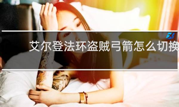 艾尔登法环盗贼弓箭怎么切换