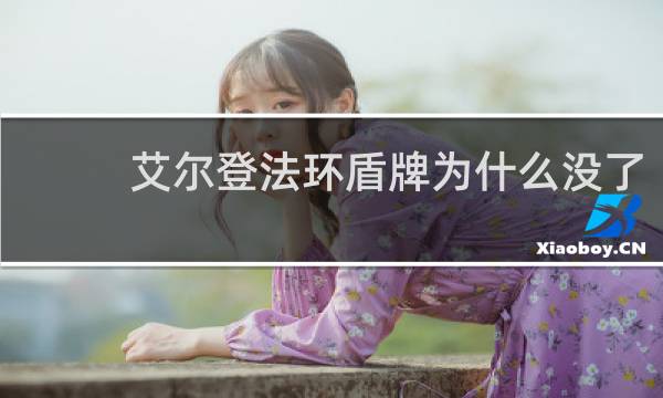 艾尔登法环盾牌为什么没了