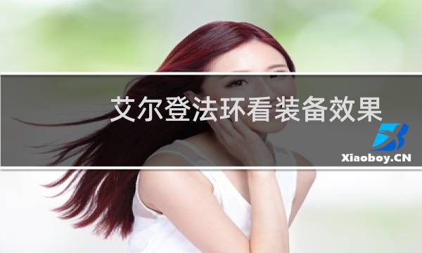 艾尔登法环看装备效果