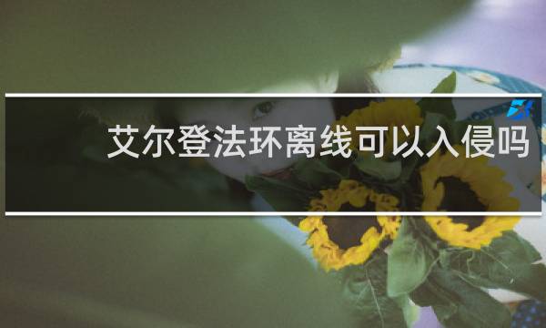 艾尔登法环离线可以入侵吗