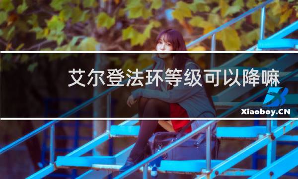 艾尔登法环等级可以降嘛