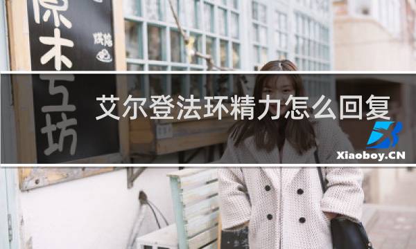 艾尔登法环精力怎么回复